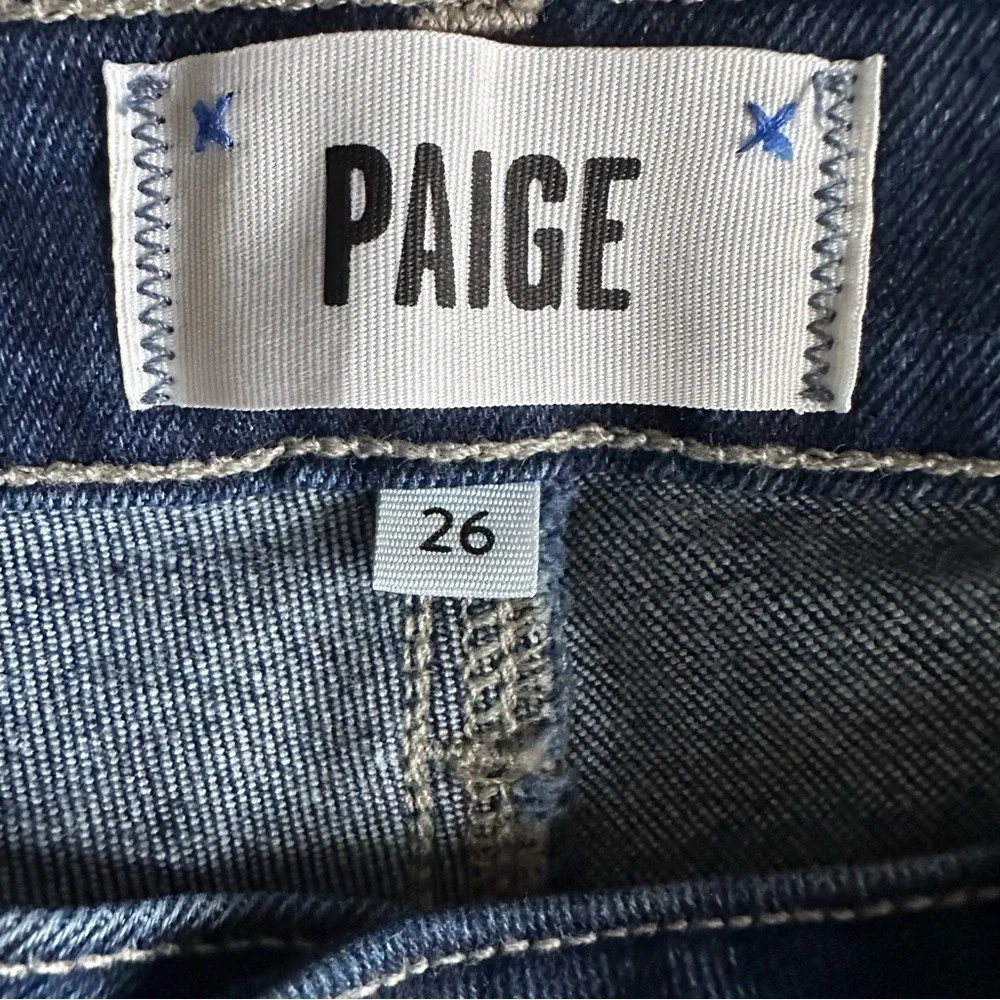 PAIGE Hoxton Slim Jeans‎ Dori Distressed Dark Wash Women's Size 26